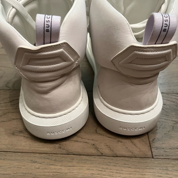 White high tops Buscemi size 44 worn twice - Picture 3 of 5